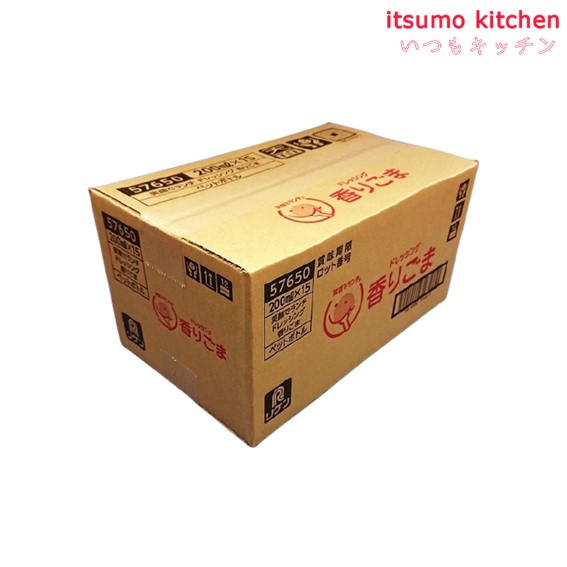 itsumo kitchenの【送料無料】笑顔でランチドレッシング 香りごま 200mLx15本 理研ビタミン｜アングル2
