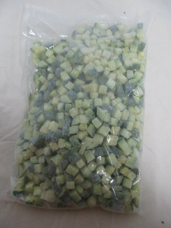 <冷凍> 11532 ベトナム産 ズッキーニダイス 1kg 京果食品