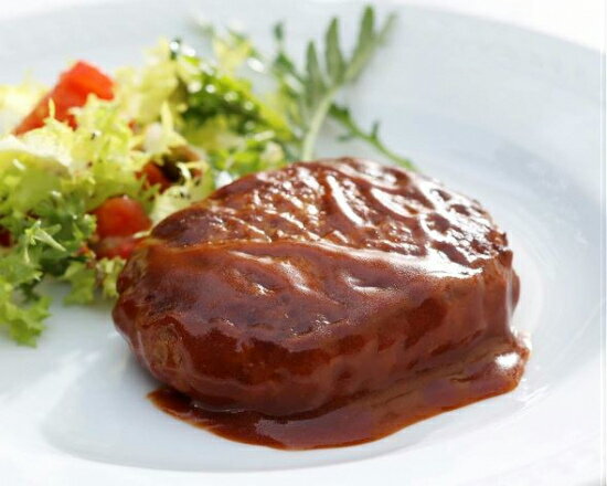 <冷凍> 24048 まろやかソースのハンバーグ(デミグラスソース) 160g ヤヨイサンフーズ