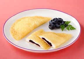 itsumo kitchenの＜冷凍＞ 【送料無料】 26510x40 フレンズクレープ（ブルーベリー）35gx40個入 日東ベスト｜アングル2