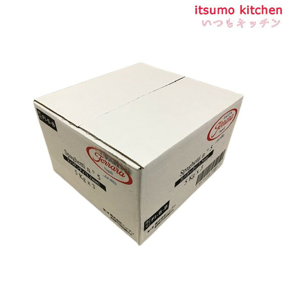 itsumo kitchenの【送料無料】フェラーラ スパゲッティーニNo.5 1.7 5kgx3袋 ニップン｜アングル2