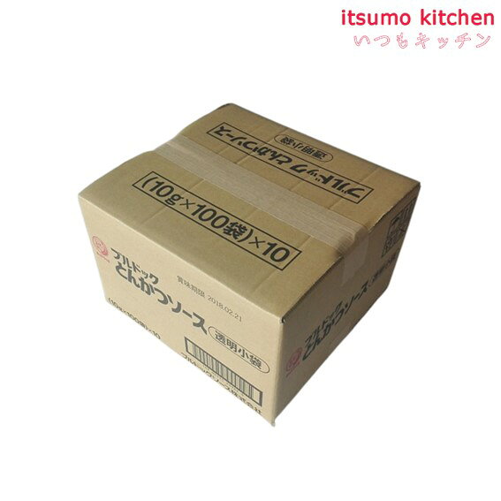 【送料無料】ブルドックとんかつソース 透明小袋 (10gx100)x10袋 ブルドックソース itsumo-kitchen-10003323 itsumo kitchen サンプル画像2
