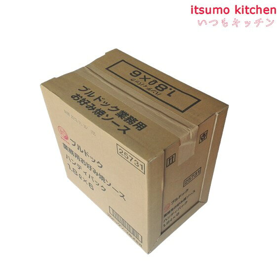 【送料無料】ブルドック業務用お好みソース ハンディパック 1.8Lx6本 ブルドックソース itsumo-kitchen-10003319 itsumo kitchen サンプル画像2