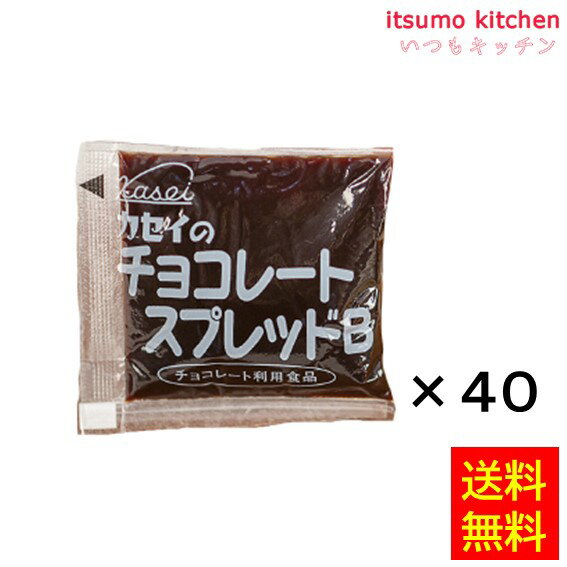 1000円ポッキリ スイーツ【送料無料】チョコスプレッド B15gx40袋 カセイ食品