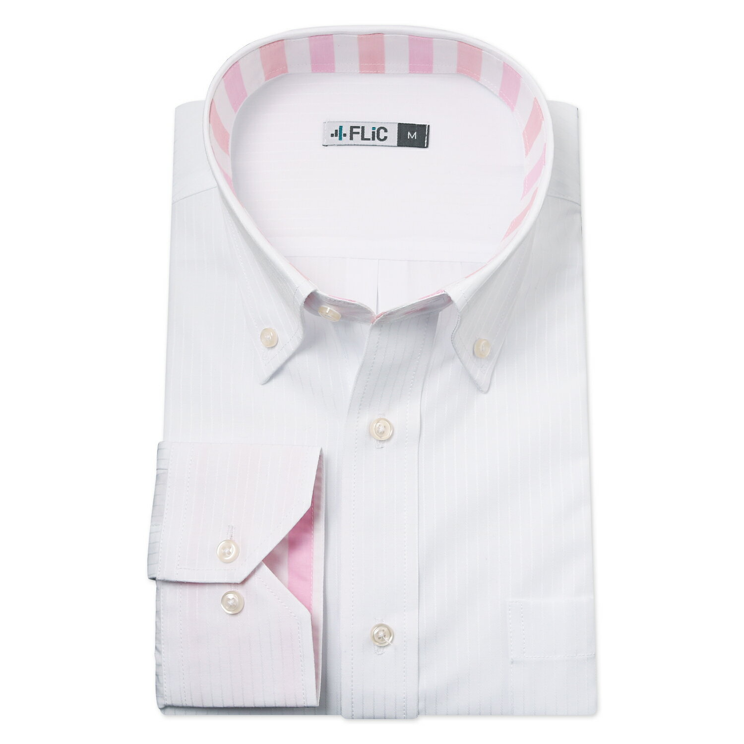 ワイシャツ長袖メンズ吸湿発熱形態安...