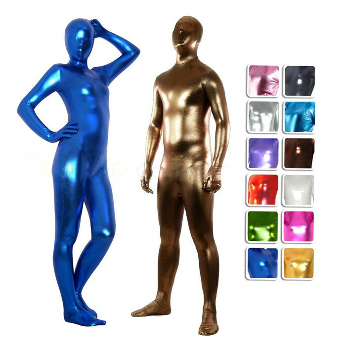 11色 全身着ぐるみ コスプレ 透明人間 ゼンタイ 全身 子供/大人 余興 イベント レディース キッズ 男 女 余興 忘年会 新年会 仮装 学園祭 文化祭 ダ...