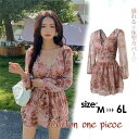3点セット レディース 女の子 体型カバー 花柄 盛れる袖 可愛い セット ワンピース水着 シフォン Aライン 大きいサイズ オールインワン フレア 花柄 セクシー ぽっちゃり 二の腕 カバーアップ 6L 5L 4L 3L LL 2L L M女性 20代 30代 40代(4)