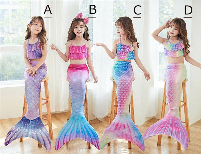 人魚姫 子供 水着 女の子 キッズ 水着 可愛...の紹介画像2