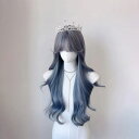 ウィッグ ロリータ風 ロング 日常可 lolita 原宿風 かつら 巻き髪 フルウィッグ 前髪つけ毛 レディース コスプレ用 コスプレウィッグ ハロウィン 耐熱...