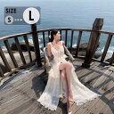 リゾートワンピース 沖縄 サマードレス 白ワンピース 夏 レディース 夏ワンピ ロング おしゃれ ノースリーブ ファッション 春夏 カジュアル 大きいサイズ 体型カバー ゆったり 大きめ きれいめ ハワイ 旅行用 大人