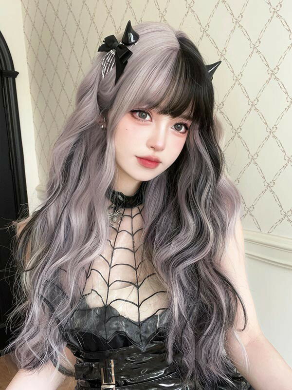 ウィッグ メッシュ レディース フルウィッグ ロング 巻き髪 前髪あり 可愛い かわ...