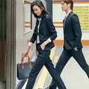 パンツスーツ ビジネス スーツ メンズスーツ レディース 2点セット フォーマル おしゃれ 長袖 就活 面接 事務服 制服 大人 ズボンスーツ OL セットアッ...