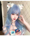 ウィッグ レディース フルウィッグ ミディアム ぱっつん前髪 前髪あり 可愛い かわいい 大人用 コスプレ ロリータ ゴスロリ コスチューム 原宿風 仮装 超自然 かつら wig Lolita 小顔 文化祭