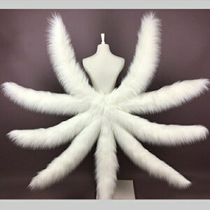 コスプレ道具 狐の尻尾 コスチューム アニマル動物 ピンク ホワイト 九尾の狐 60cm 80cm 100cm 3タイプ モコモコ cosplay用 コスプレ ハロウィン パーティー COSPLAY la127h2h2s1