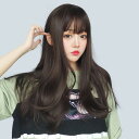レディース ウィッグ 自然 フルウィッグ 姫カット 長髪 ブラウン ロング ロングウィッグ ぱっつん前髪 前髪あり ハロウィン 原宿風 かつら コスプレ パーティー 可愛い コスチューム 仮装 大人用 普段 使い 文化祭 イベント 学園祭 演劇 舞台 学芸会 dp057jcjcq3