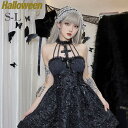 ワンピース レディース セクシー ダークゴシック レース ナイトクラブ バー コスプレ衣装 舞台衣装 ブラック ハロウィン コスプレ 大人 ボリュームスカート ロリータdh013lclcm5