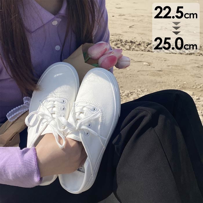 ホワイト スニーカー レディース 靴 ラウンドトゥ レースアップ 編上げタイプ 歩きやすい 美足 春 韓国 学生 通学 お出かけ 22.5 23.0 23.5 24.0 24.5 25.0 di057m3m3m5