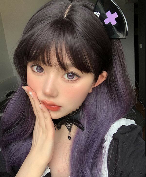 ウィッグ ロングウィッグ レディース フルウィッグ グラデーション プリンセス 仮装 超自然 エクステ かつら wig 普段使い コスプレ ロリータ Lolita レイヤー 小顔 原宿系 耐熱ウィッグ dp025m3m3l9