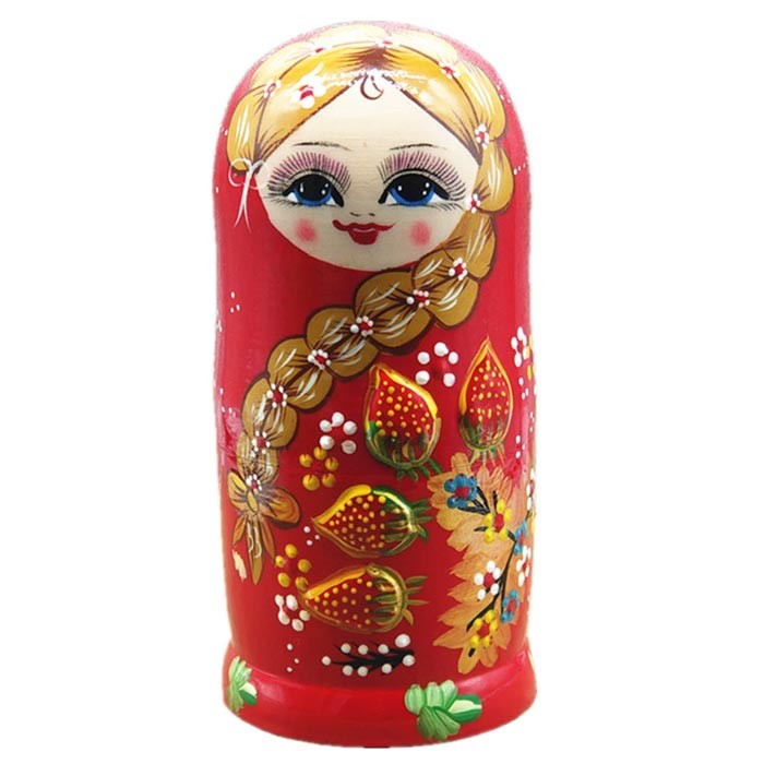 イツモストア -itsumostore-のマトリョーシカ ロシア クリスマス 人形 民芸品 土産物 手作り人形 手描き オブジェ 7個組21cm インテリア 雑貨 洋風 ギフト プレゼント 北欧雑貨 伝統工芸 おもちゃ 飾り 誕生日 キッズ 子供 部屋 ハロウィン かわいい ja032m3m3zb｜アングル2