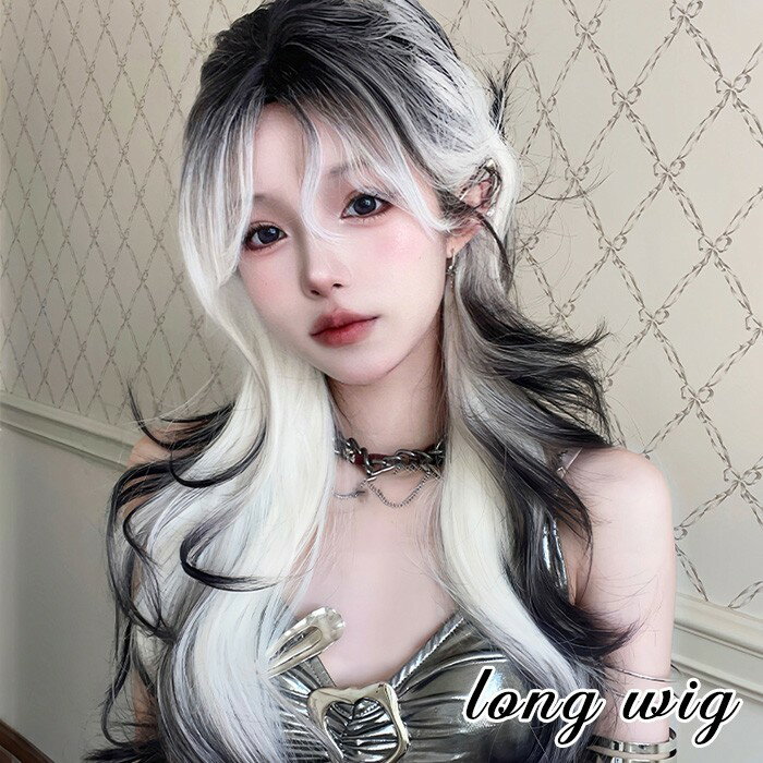 ウィッグ グラデーション レディース フルウィッグ ロング 長髪 巻き髪 可愛い かわいい 大人用 コスプレ ロリータ ゴスロリ コスチューム 仮装 かつら 自然 小顔 変装 女装 文化祭 学園祭 演劇 舞台 イベント ハロウィン ゆめかわいい ゆめかわ de150n1n1zb