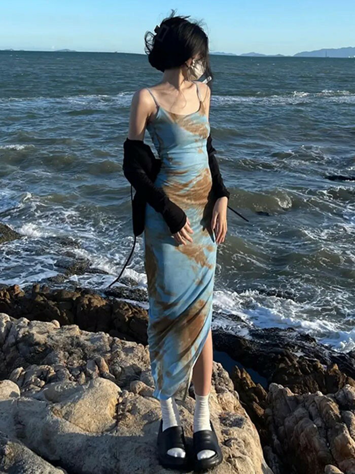 リゾートワンピ キャミソール キャミワンピ 大人可愛い 夏ワンピース 小柄 リゾートワンピース レディース リゾート ワンピース オシャレ ロング丈 ロングワンピ 夏 パーティー ハワイ ハワイアン セクシー 結婚式 海外旅行 新婚旅行 ビーチ dg348n1n1zb