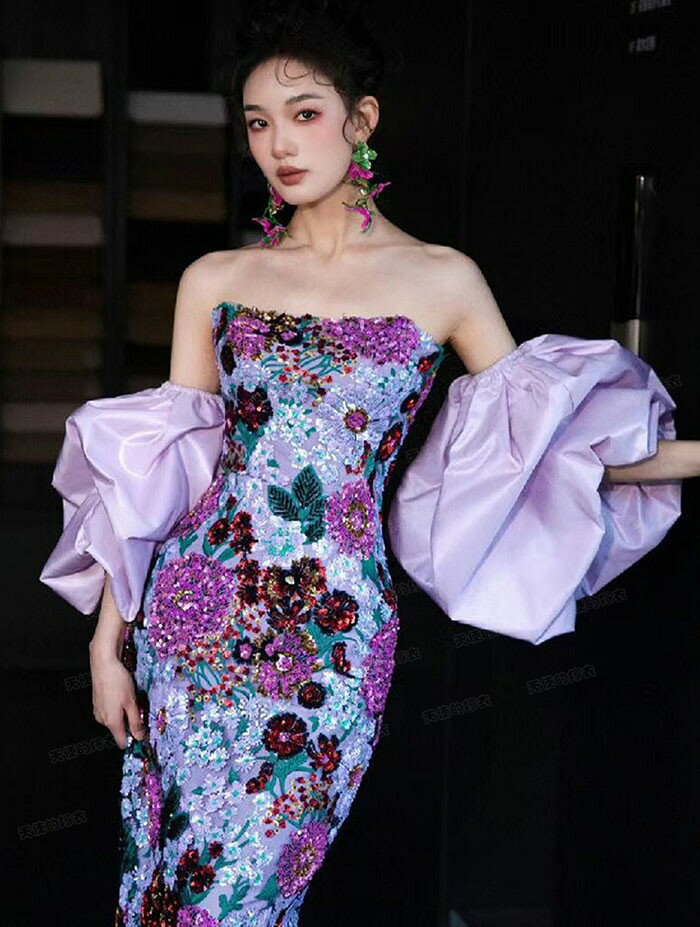 マーメイドドレス キラキラ 大人 ワンピース 2WAYS ドレス ピアノ 発表会 小柄 ロングドレス 小さいサイズ 演奏会 結婚式 母親 演奏会ドレス 大人 レディース ロング丈 披露宴 ピアノ発表会 イブニングドレス パーティードレス ステージドレス 二次会 花嫁 dk019n1n1zb