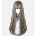 ウィッグ ロング 姫カット レディース 小顔 小顔 かつら 女性 ヘアネット付 ふんわり前髪 自然 艶髪 大人 コスプレ ハロウィン wig うぃっぐ かつら ...