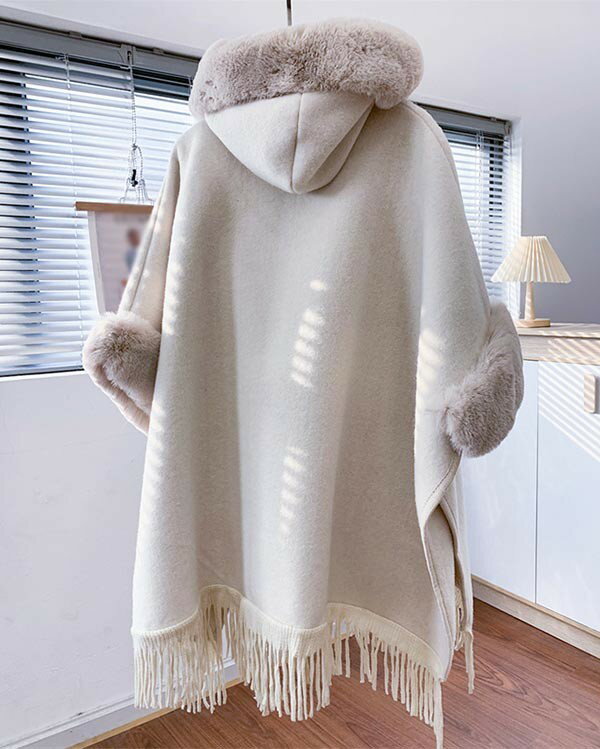 ケープコート レディース マントコート レディース ポンチョコート ゆったり 体型カバー 大きめ 厚め 暖かい フェイクファー ふわふわ もこもこ スプリングコート アウター カーディガン 韓国風 秋冬物 冬物 冬服 防寒 おしゃれ 通勤 プレゼント dd194t2