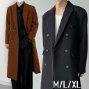 メンズ チェスターコート カッコイイ 通学 dk 通勤 ビジネス 冠婚葬祭 フォーマル カジュアル 暖かい アウター メンズファッション 春 秋冬 ブラウン ブ...