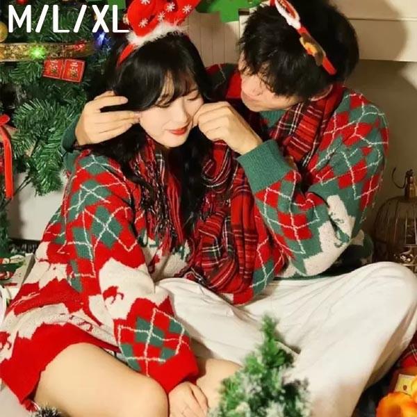 セーター ペアルック メンズ レディース 男女兼用 Merry Christmas お祝い プレゼン
