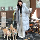 ダウンコート レディース ダウン90% ロング フード付き ファー アウター 冬 ベンチコート おしゃれ きれいめ 可愛い シンプル カジュアル ふわふわ ポケ...