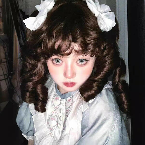 ウィッグ フルウィッグ 中世ヨーロッパ 髪型 女性 レディース ロリータ ハロウィン ふんわり 前髪あり かつら コスプレ 可愛い 耐熱ウィッグ コスチューム 仮装 大人用 普段使い 文化祭 イベント 学園祭 女装 発表会 学芸会 舞台 演劇 変装 小道具 dp162x1x1zb