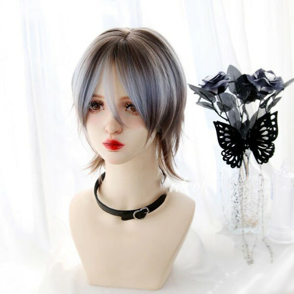 楽天イツモストア -itsumostore-ウィッグ ショートウィッグメンズ 男装 短髪 かつら フルウィッグ コスプレ ウィッグ ショート ショートヘア 演劇 自然 前髪あり コスプレ おしゃれ かっこいい 可愛い 耐熱ウィッグ 小顔効果抜群 コスチューム 文化祭 学園祭 イベント dp172x1x1zb