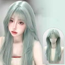 ウィッグ フルウィッグ ロングストレート 女性 レディース ゆめかわ ロリータ ハロウィン ふんわり 前髪あり かつら コスプレ 可愛い 耐熱ウィッグ コスチュ...