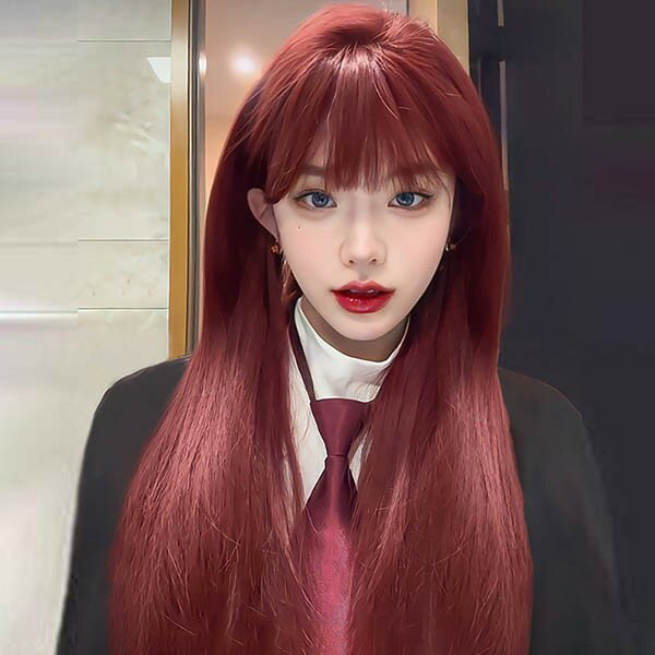 ウィッグ フルウィッグ ロングストレート 女性 レディース ゆめかわ ロリータ ハロウィン ふんわり 前髪あり かつら コスプレ 可愛い 耐熱ウィッグ コスチューム 仮装 大人用 グラデーション 文化祭 イベント 学園祭 女装 発表会 学芸会 舞台 演劇 変装 小道具 dp204x1x1z7