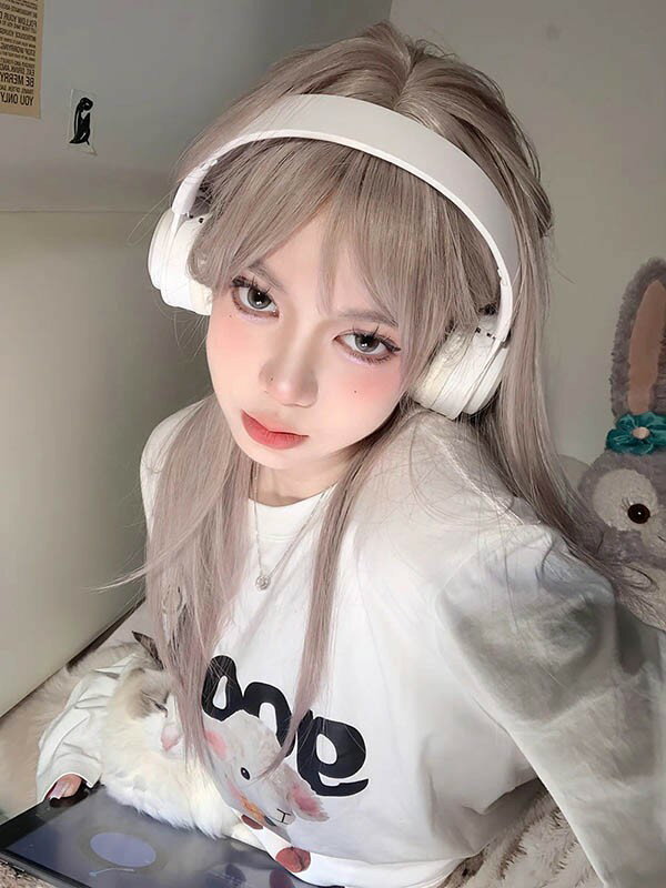 ウィッグ フルウィッグ ロングストレート 女性 レディース ゆめかわ ロリータ ハロウィン ふんわり 前髪あり かつら コスプレ 可愛い 耐熱ウィッグ コスチューム 仮装 大人用 グラデーション 文化祭 イベント 学園祭 女装 発表会 学芸会 舞台 演劇 変装 小道具 dp207x1x1z7