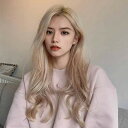 ウィッグ フルウィッグ 長髪 ロング ストレート ロングウィッグ セクシー 欧米 かつら コスプレ 大人っぽく コスチューム 仮装 文化祭 イベント ベージュ dp007x5x5q3