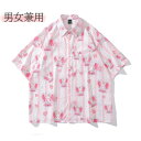 アロハシャツ レディース 男女兼用 夏物 メンズ レディース 江戸風 動物柄 大きいサイズ ハワイアン 復古 夏 祭り 海 アウトドア 半袖 体型カバー オーバ...