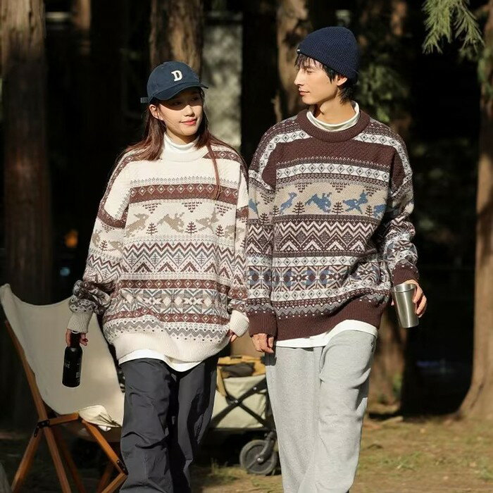 ペアルック カップル 男女兼用 春服 セーター...の紹介画像2
