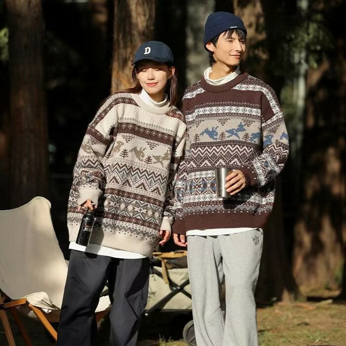 ペアルック カップル 男女兼用 春服 セーター...の紹介画像3