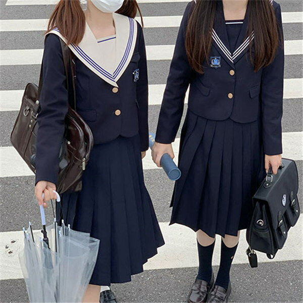 セーラー服 卒業式 女の子 制服 学生制服 長袖 女子高生スカート 制服コスプレ レディース 高校生 お受験 結婚式 発表会 入学 通学 ジュニア フォーマル 中学生 卒業式スーツ 卒服 S M L XL dg036zb