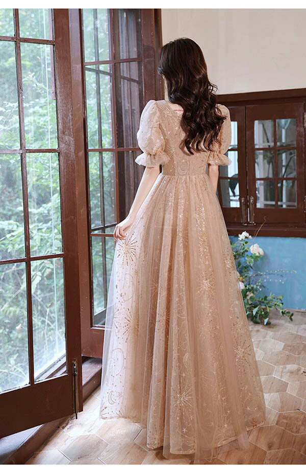 ロングドレス 演奏会 袖付き Aライン 大人 ピアノ 発表会 ぽっちゃり 大きいサイズ イブニングドレス ピアノ発表会 ワンピース ステージドレス 二次会 女子会 成人式 パーティードレス 大人可愛い bg163zezezr