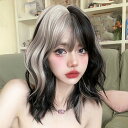 ウィッグ レディース フルウィッグ ミディアム 巻き髪 ぱっつん前髪 前髪あり 可愛い かわいい 大人用 コスプレ ロリータ ゴスロリ コスチューム 原宿風 仮...
