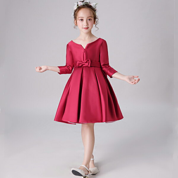 【翌営業日発送】160cm 子供 ドレス 女の子 パーティードレス ワンピース 夏 夏ワンピ フォーマル 5分袖 発表会 結婚式 ピアノ キッズドレス プリンセ...