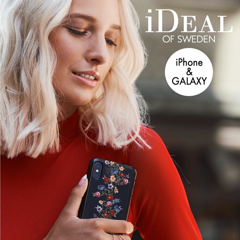 【送料無料】 スマホケース iPhone11 11Pro 11ProMax XS X XR XsMax 8 7 6s 6 ハードケース DARK FLORAL 正規品 iDeal Of Sweden スマートフォン おしゃれ ケース カバー iPhoneケース ギフト プチギフト