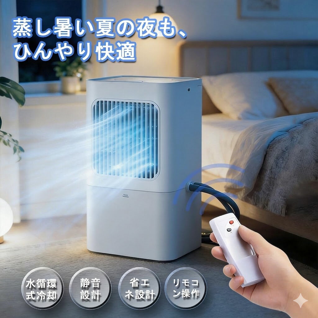 Rakuten - 【お買い物マラソン限定価額　P5倍】【即日発送】水循環マット 冷却マット 真夏もひんやり快適 水冷マット 車中泊 寮 クーラー不要 冷感マット 冷水循環マット 水流マット 敷きパッド ベッド用 夏用 リモコン付き キャンプ 一人暮らし