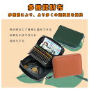 送料無料 ミニ財布 本革 牛革 レディース カードケース カード入れ ミニウォレット 小さい財布 じゃばら 小銭入れ ボックス型 カードたくさん 磁気 スキミン...