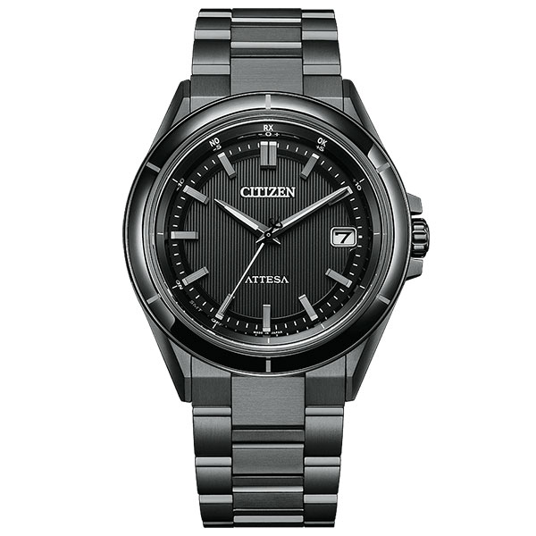 シチズン アテッサ CITIZEN ATTESA CB3035-72E メンズ 腕時計 エコ・ドライブ電波時計 ACT Line ブラックチタンシリーズ