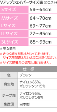 【送料無料】 正規店 ヒロミ監修！『Vアップシェイパー』ブラック色