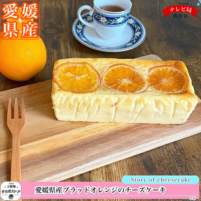 愛媛県産ブラッドオレンジのチーズケーキのサムネイル
